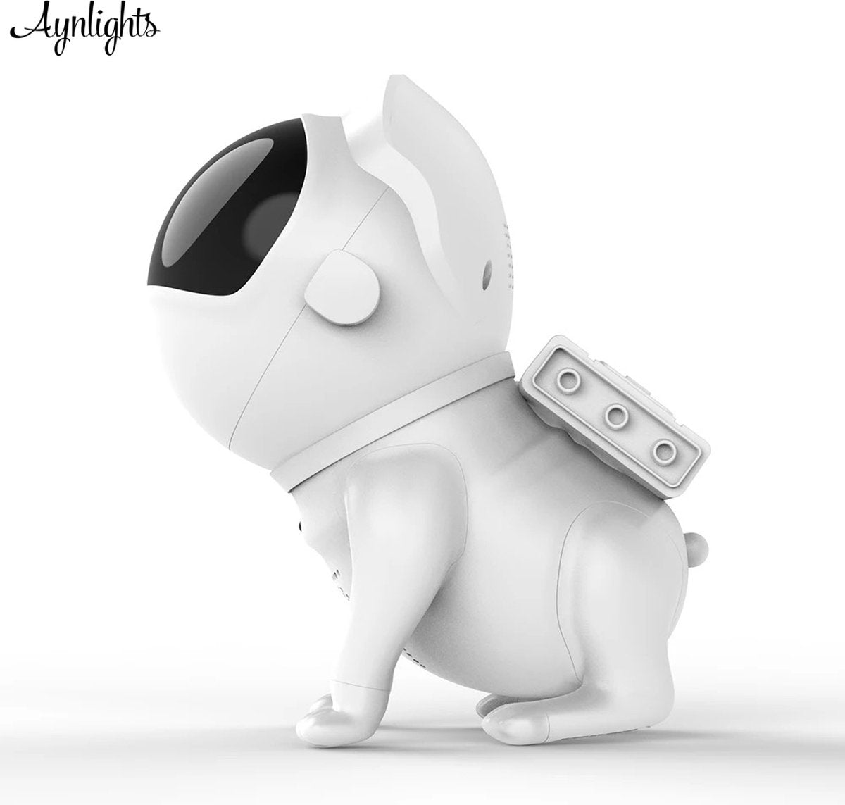 Aynlights® 2024 - Slimme Space dog Sterren Projector bluetooth Muziekspeaker - White Noise