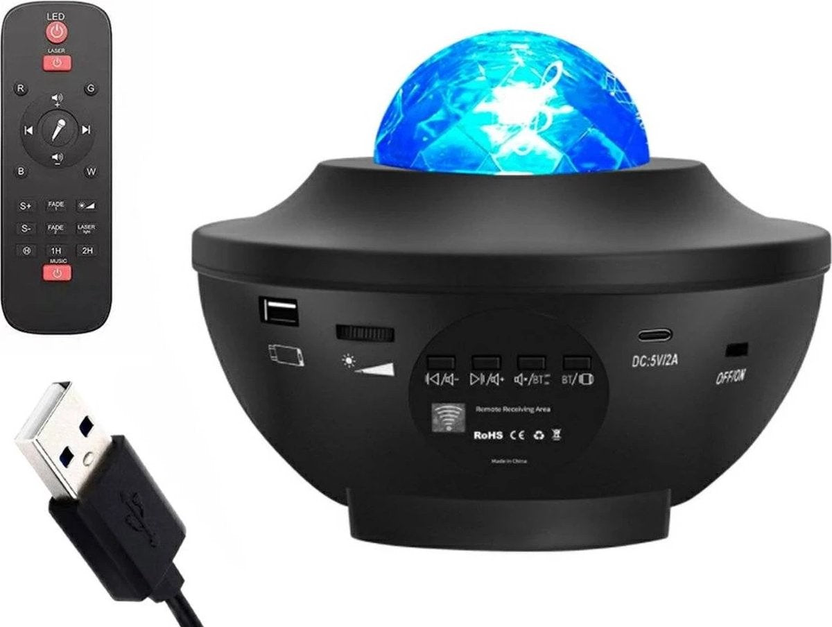 Aynlights® - 2024 -Sterrenhemel met Bluetooth Muziekspeaker