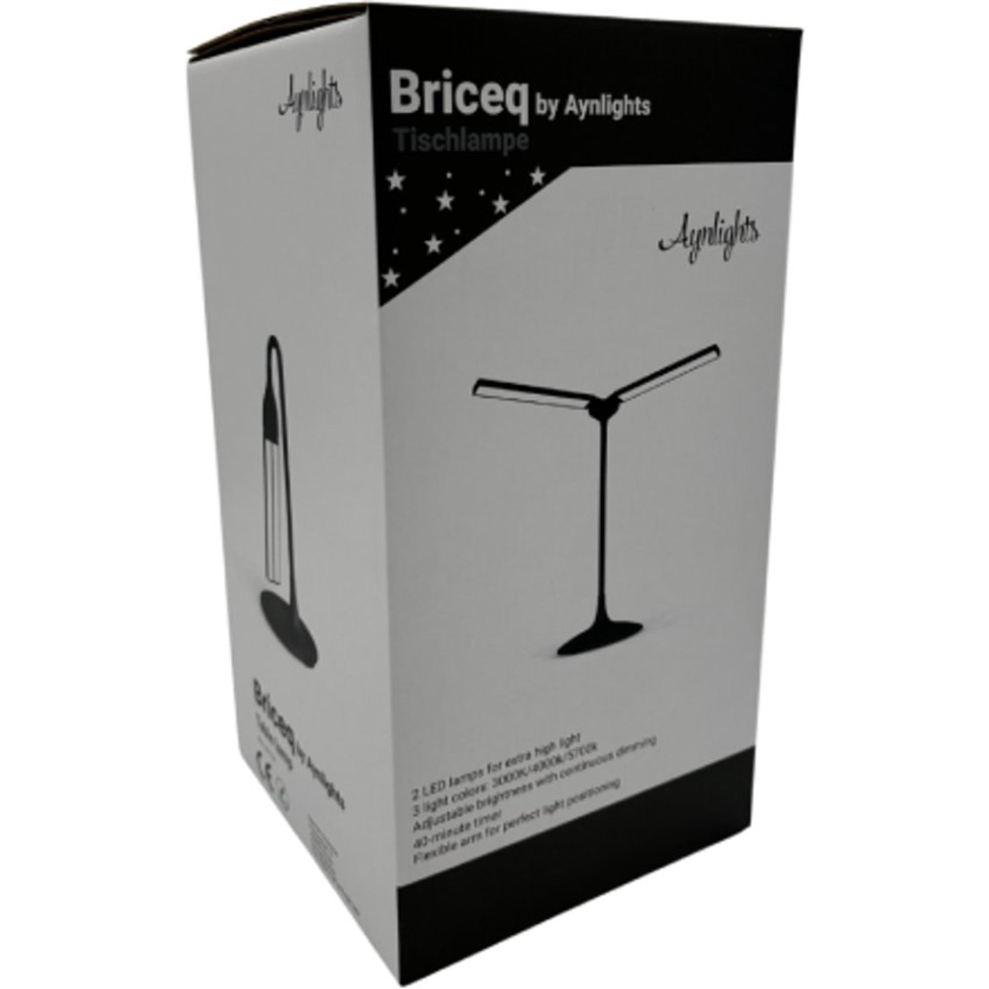 Briceq® - UltraDesk — Draadloze dimbare bureaulamp