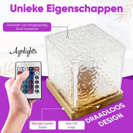 Aynlights® - 2024 - Wave Cube - Stjärnhimmel