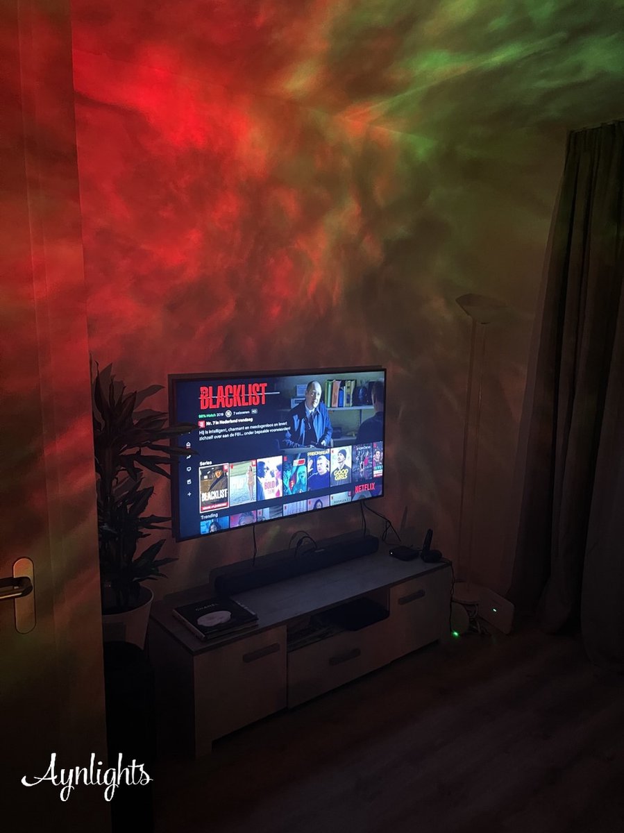 Aynlights® Smart Wifi Star Projektor – SCHWARZ – Steuerung per APP