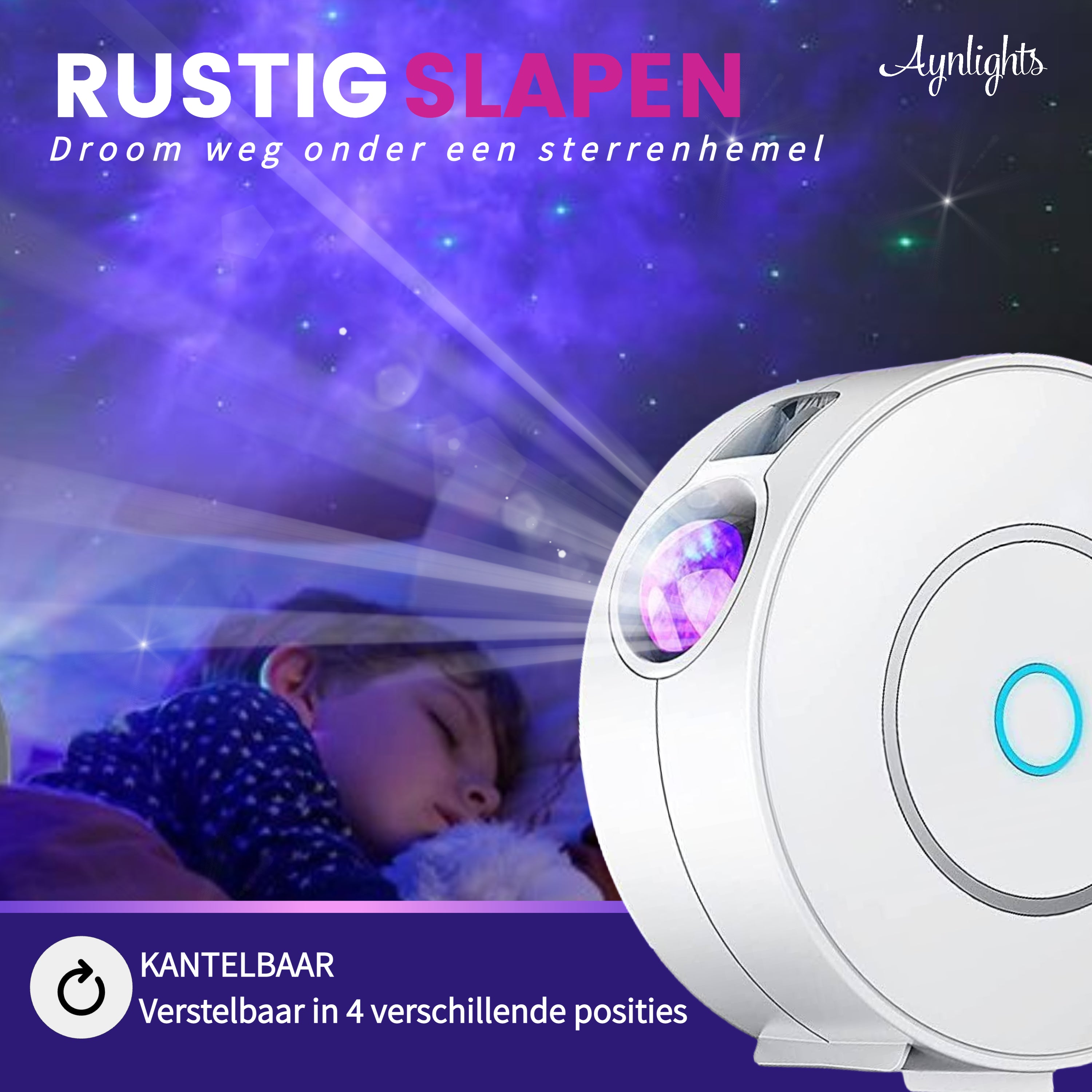 Aynlights® Smart Wifi Star-projektor