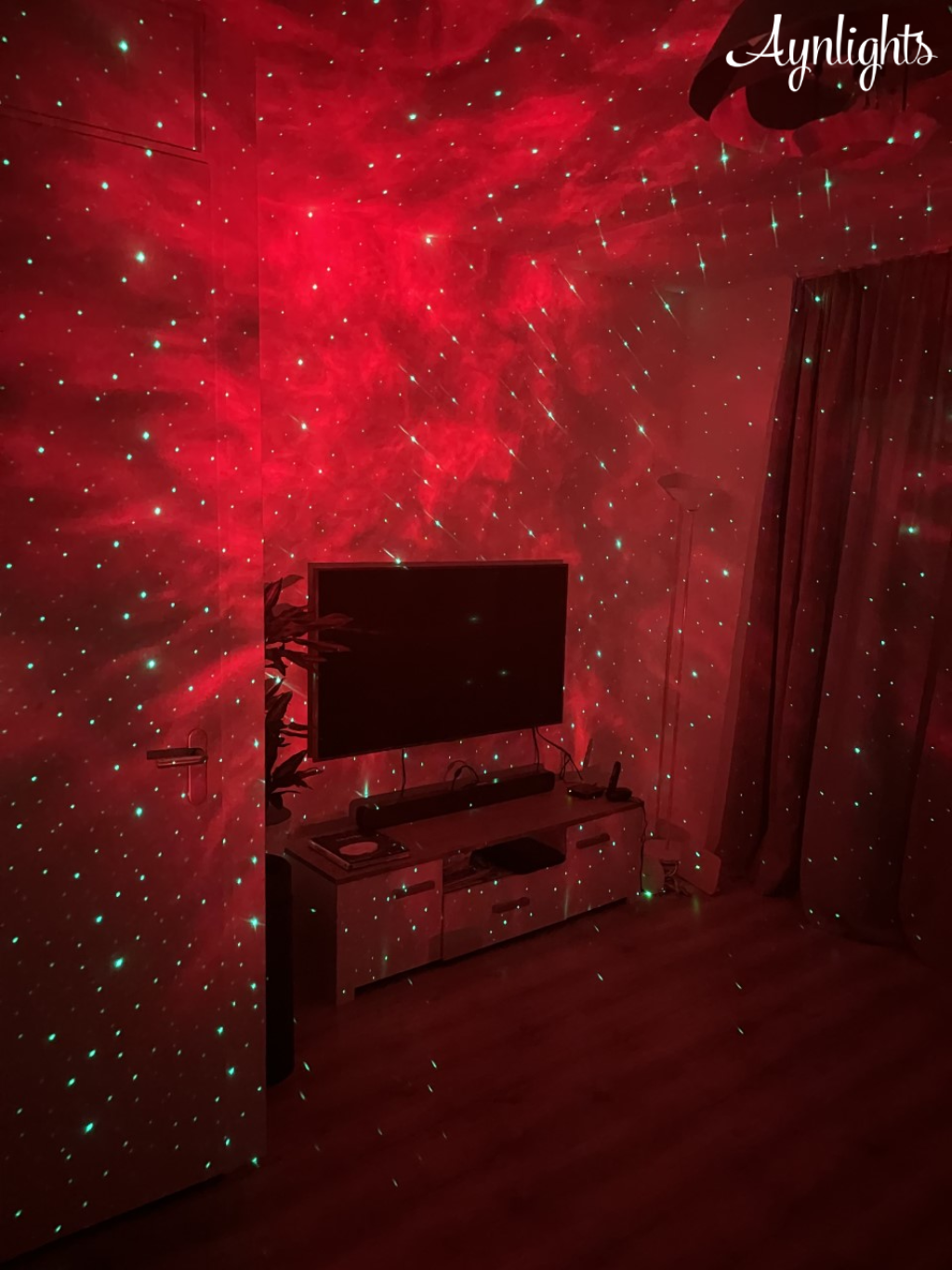 Aynlights® Smart Wifi Star Projektor – SCHWARZ – Steuerung per APP