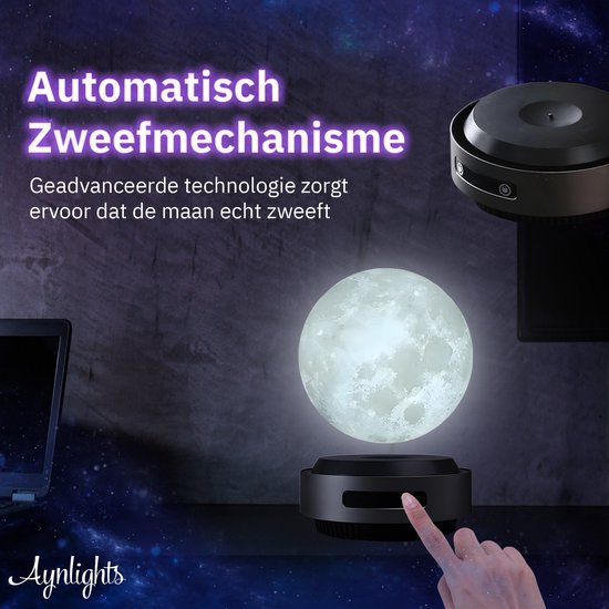 Aynlights®  Luxe zwevende maanlamp