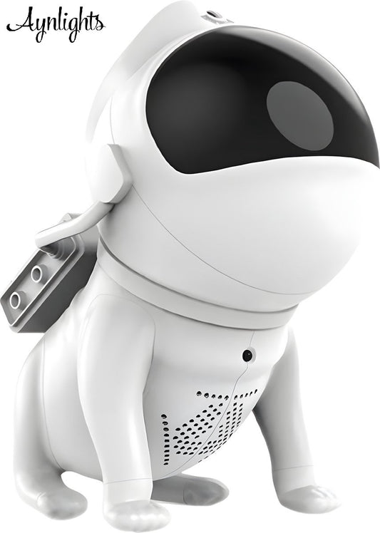 Aynlights® 2023 - Slimme Space dog Sterren Projector - Bluetooth Galaxy Projector - Muziekspeaker - White Noise - Sterrenhemel Projector - Star Projector - Bediening via App, apparaat, App, Cadeau Tip