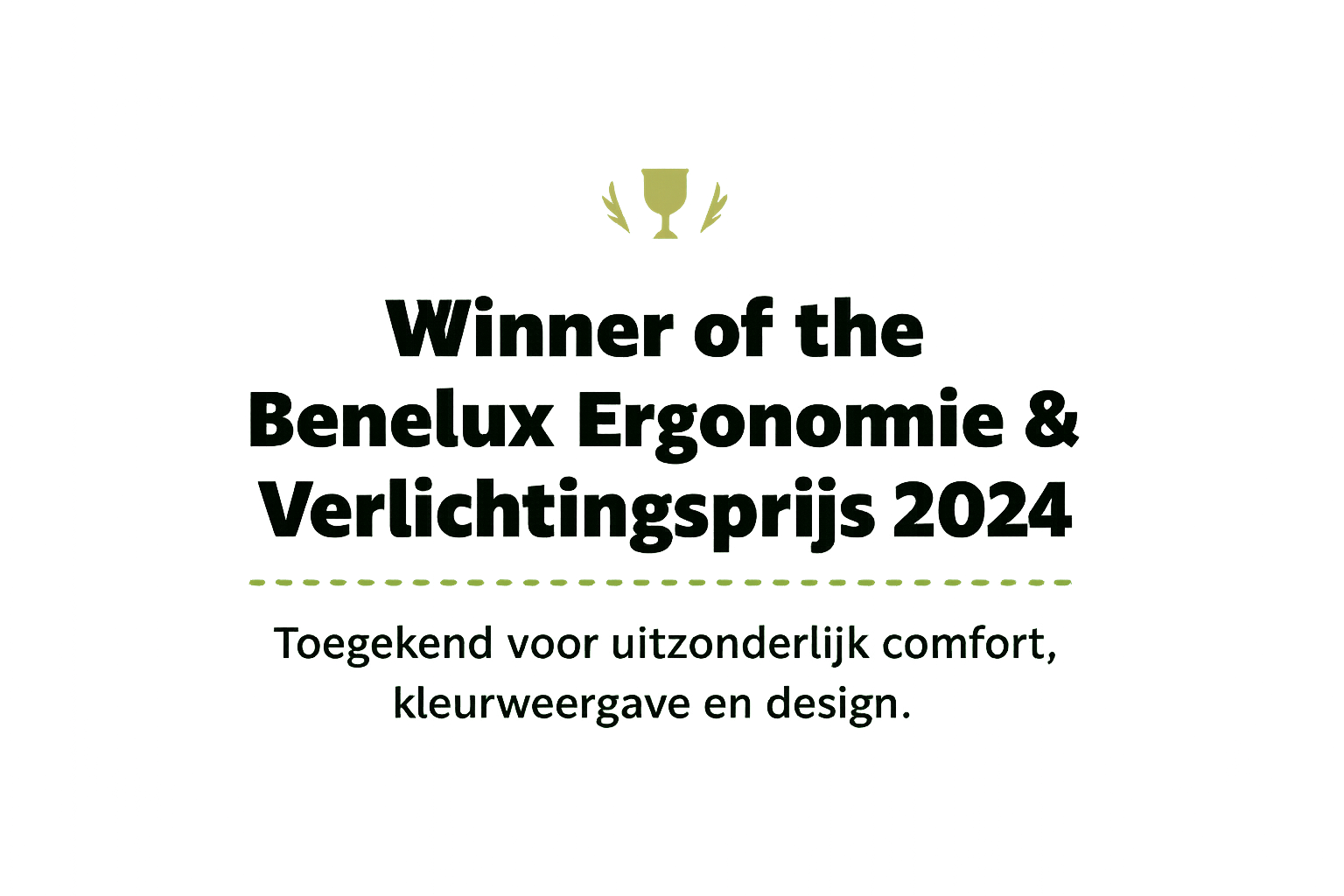 Benelux Ergonomie & Verlichtingsprijs 2024