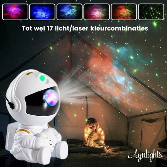 Aynlights® Mini Astronaut Sterrenprojector