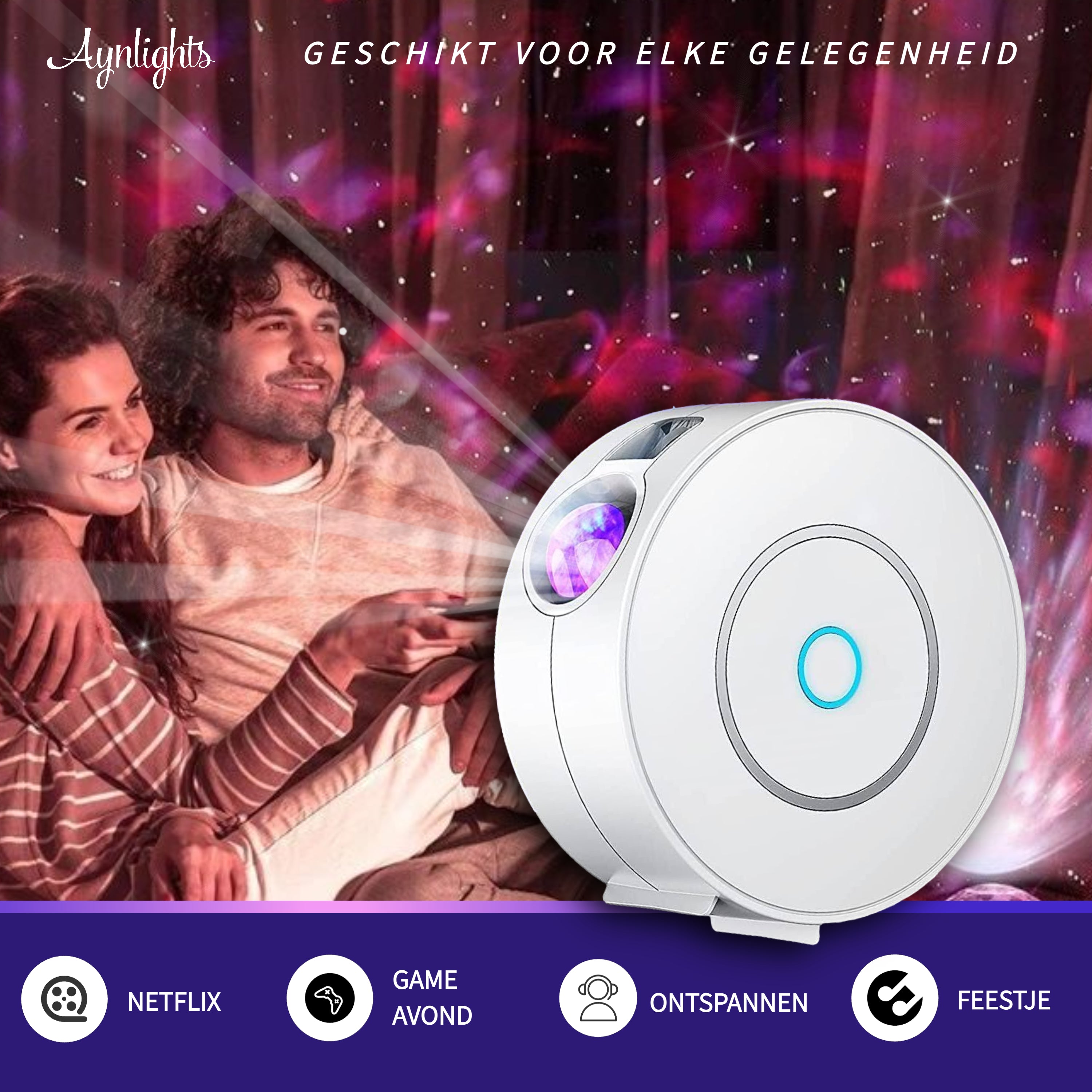 Aynlights® Slimme Wifi Sterrenprojector